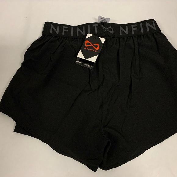 NEW NFINITY LINED ACTIVE WOMENS SHORTS MULTIPLE SIZES - Picture 3 of 4